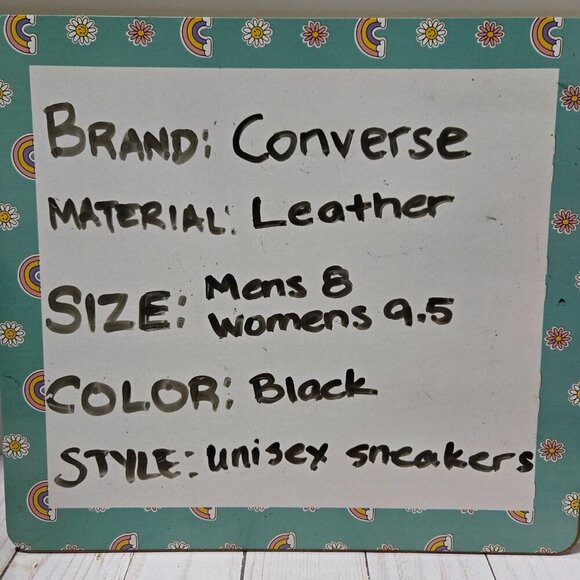Converse One Star CC OX Black Skate Shoes Men’s 8 Women’s 9.5 main image 10
